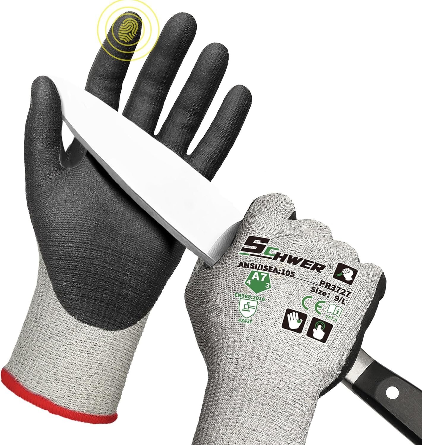 Cut Resistant Glove - ANSI A7 Cut Resistant Work Gloves,