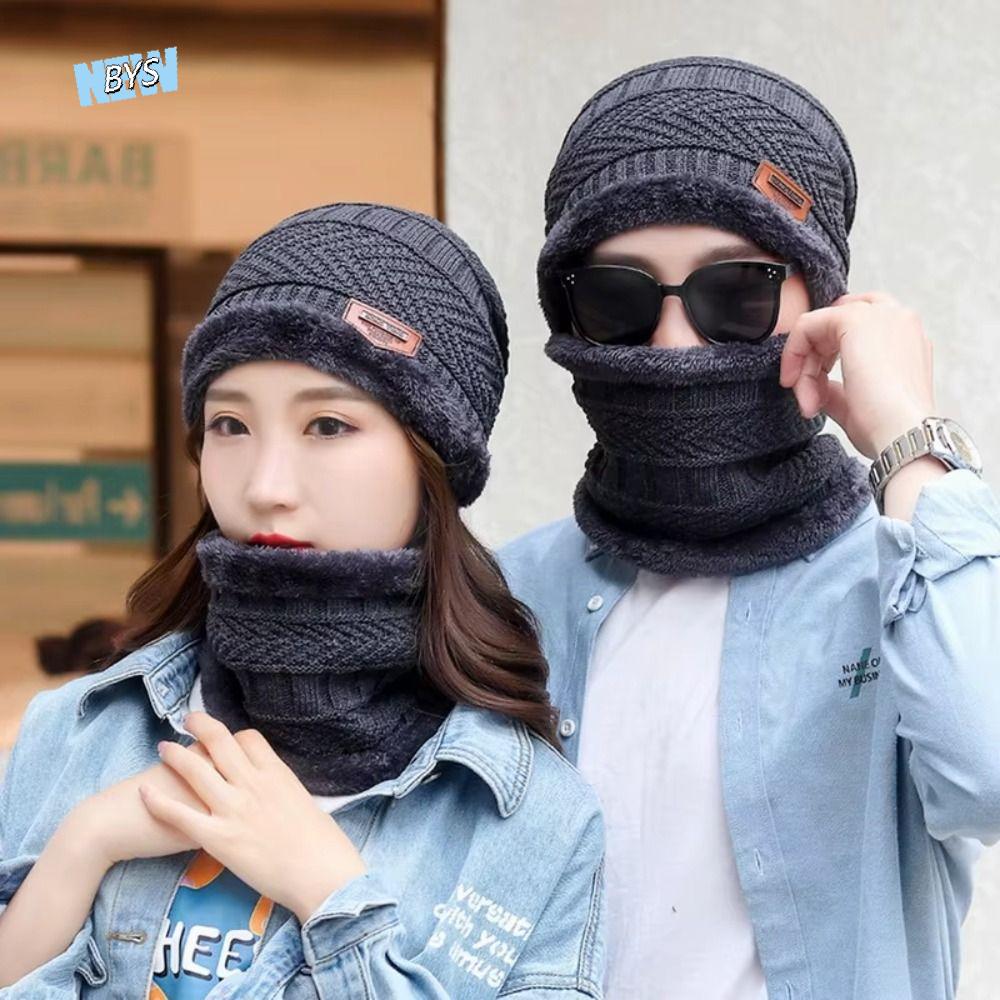 Wool Glove Lined - 4pcs/set Soft Winter Beanie Hat Scarf