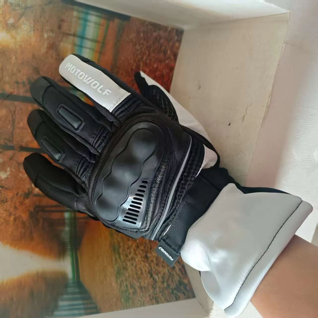 Motowolf Winter Motorcycle Glo - مراجعة Ski Glove Waterproof وسعره
