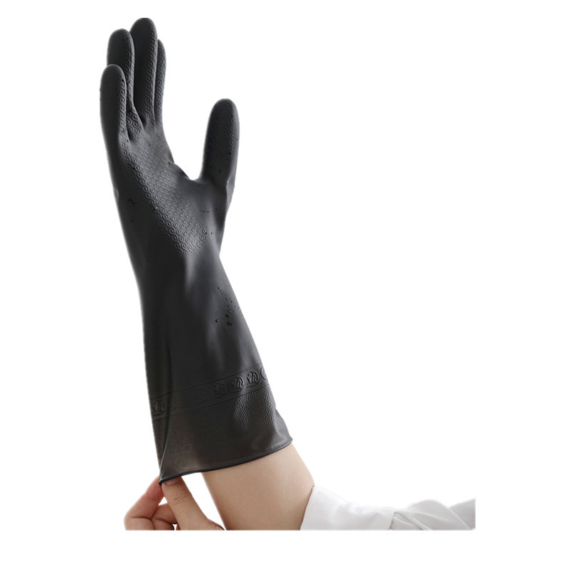 1 Pair Black Gloves Home Washi - مراجعة Dish Glove Rubber وسعره