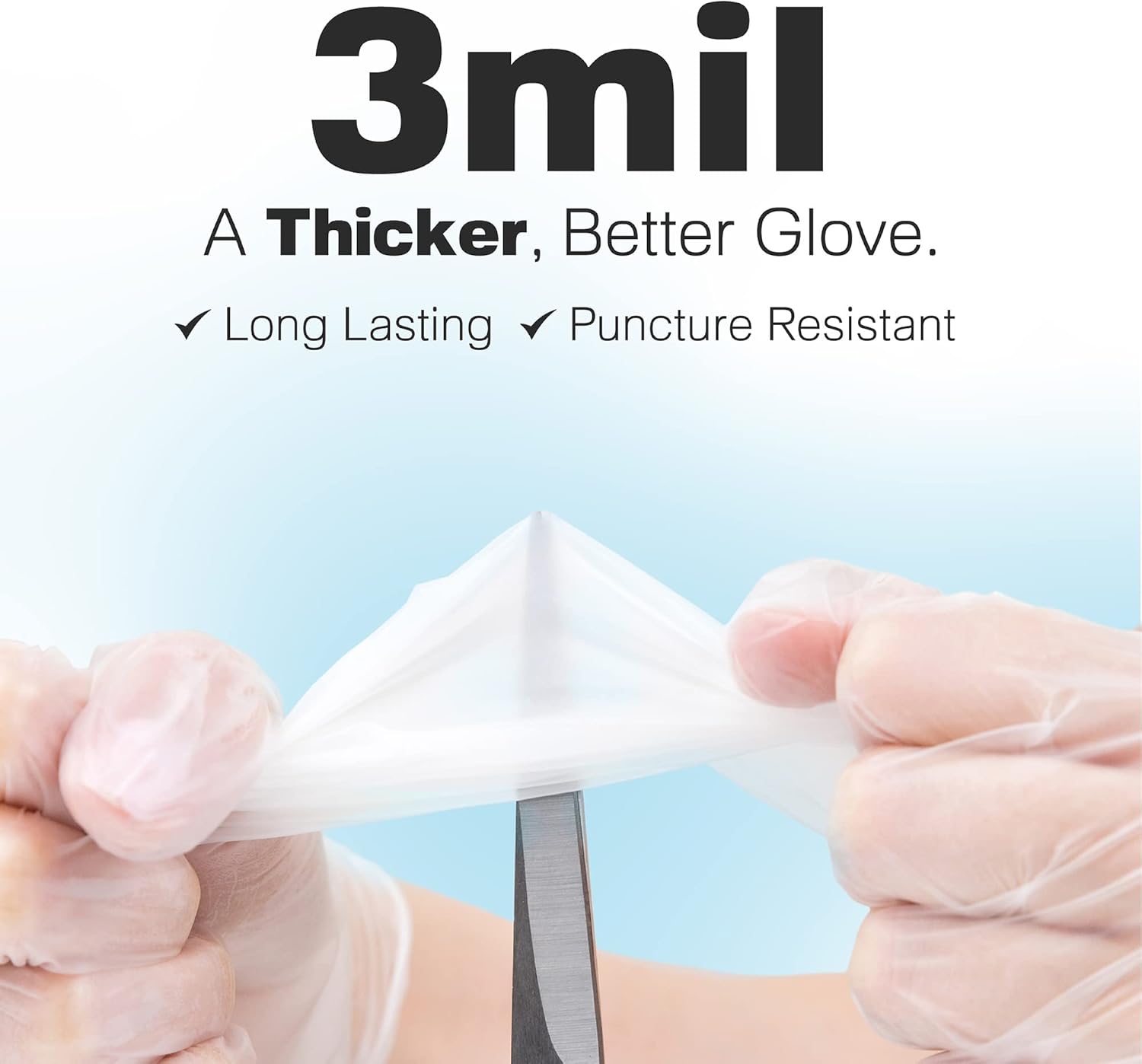 3 Mil Clear Vinyl Gloves - Foo - مراجعة Latex Disposable Glove وسعره