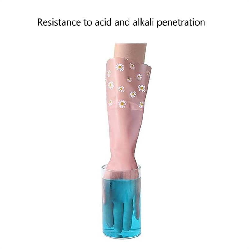 Dishwashing Cleaning Gloves 3  - مراجعة Rubber Glove Cleaning وسعره