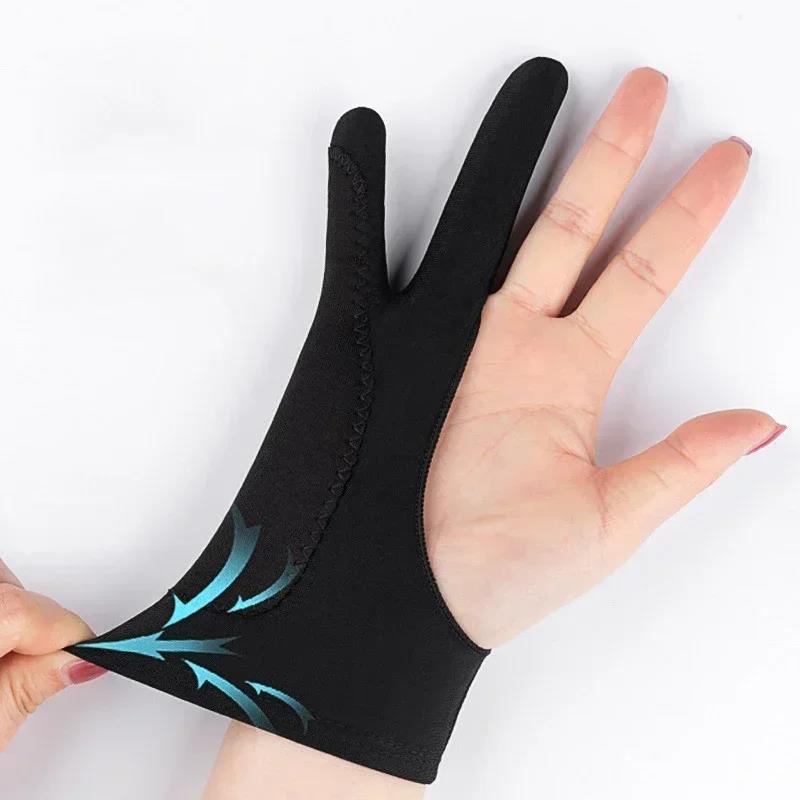 S/M/L Two-Finger Drawing Glove - مراجعة Touchscreen Glove Capacitive وسعره
