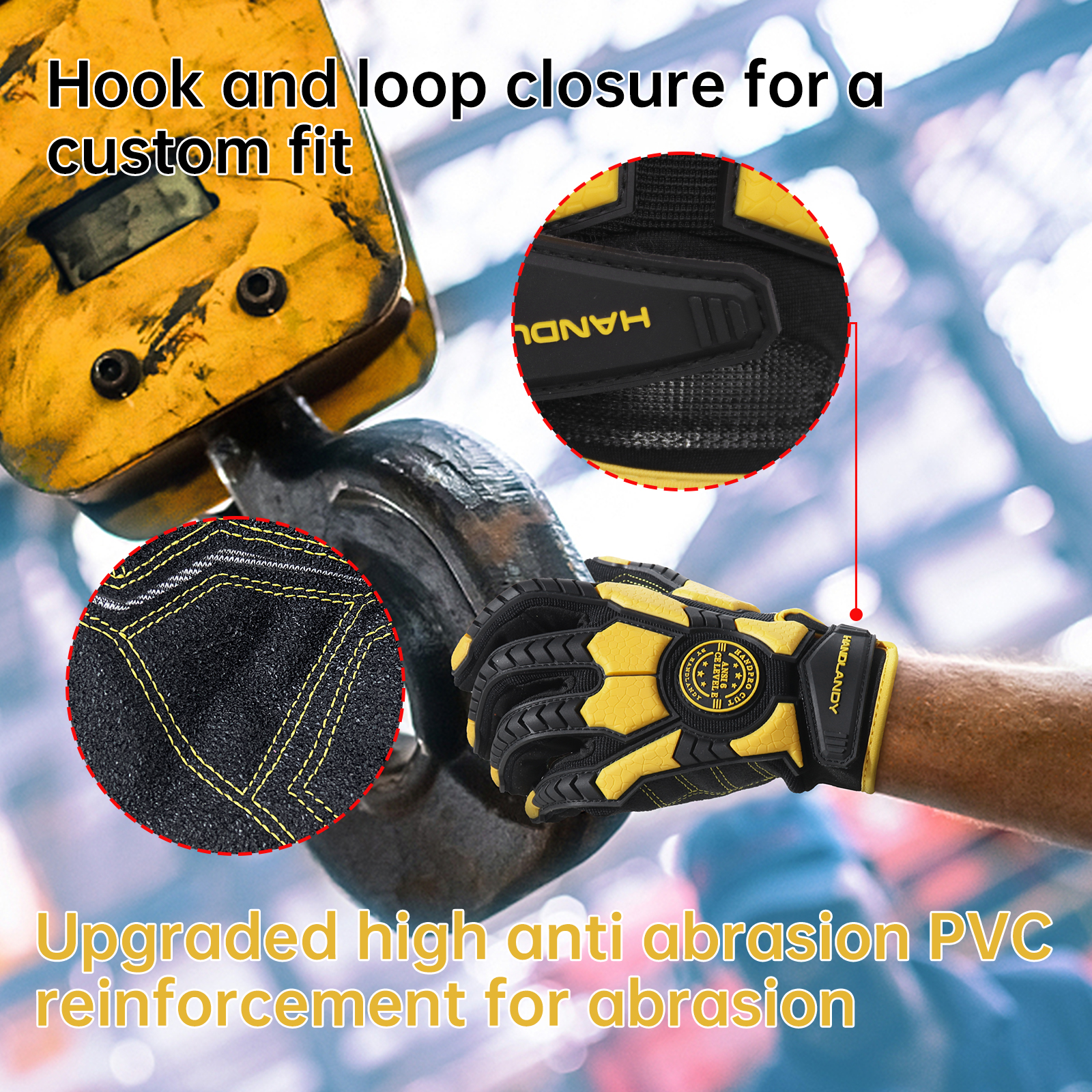 HANDLANDY Heavy Duty Work Glov - مراجعة Work Glove Impact وسعره