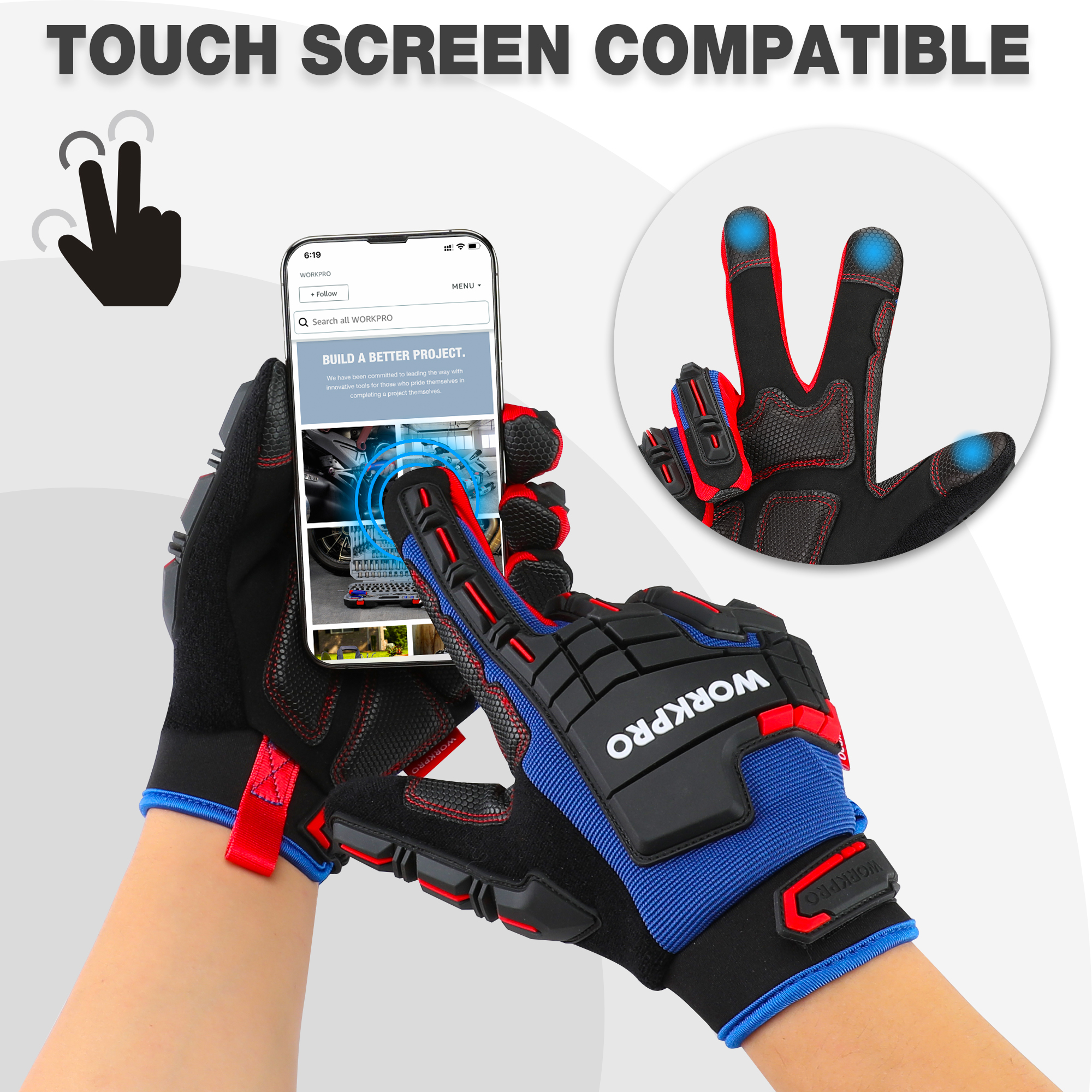 WORKPRO Heavy-duty Work Gloves - مراجعة Work Glove Impact وسعره