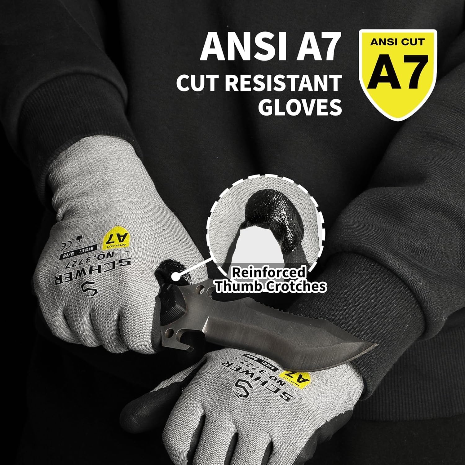 ANSI A7 Cut Resistant Work Glo - مراجعة Cut Resistant Glove وسعره