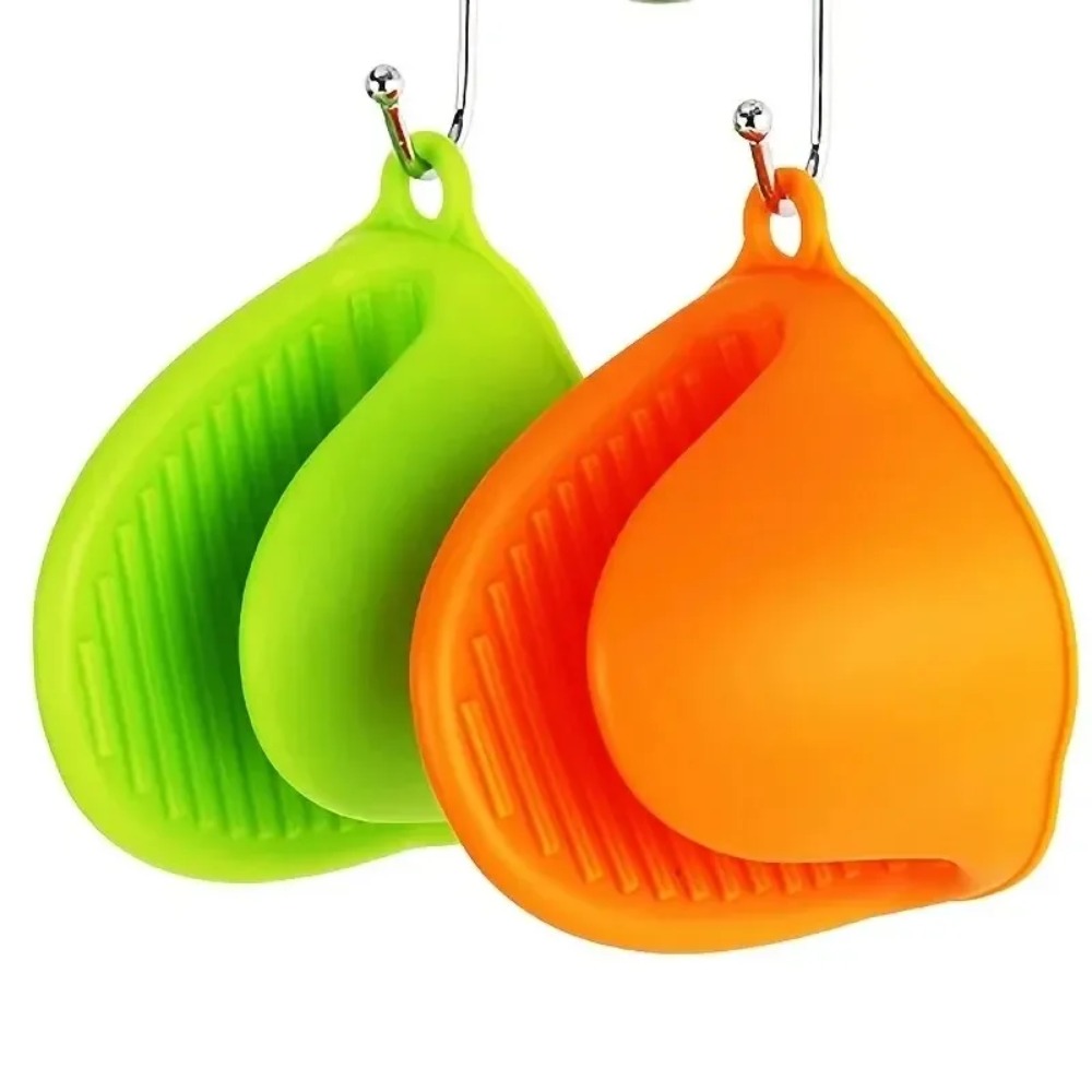 4/2PCS Extra Thick Silicone Ov - مراجعة Oven Mitt Silicone وسعره