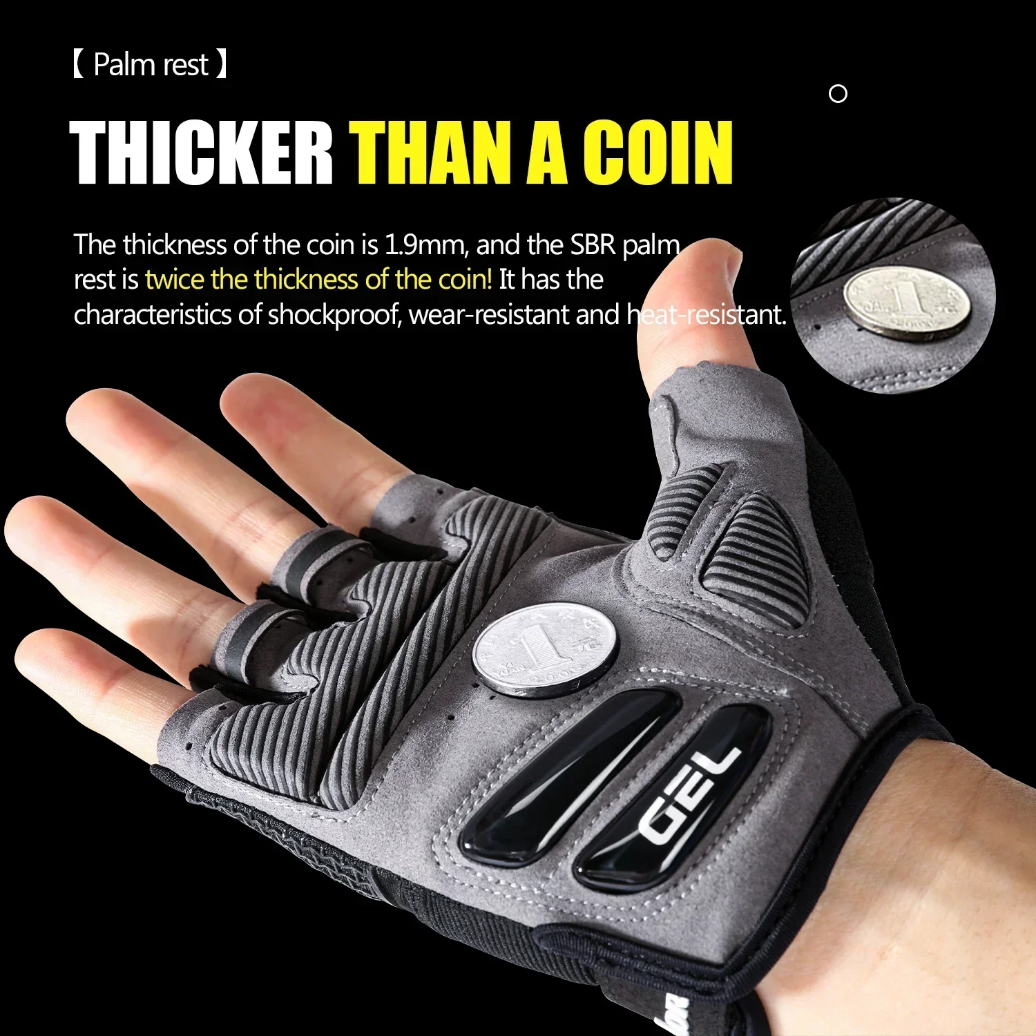 Anti Slip Shock Breathable Hal - مراجعة Workout Glove Gym وسعره
