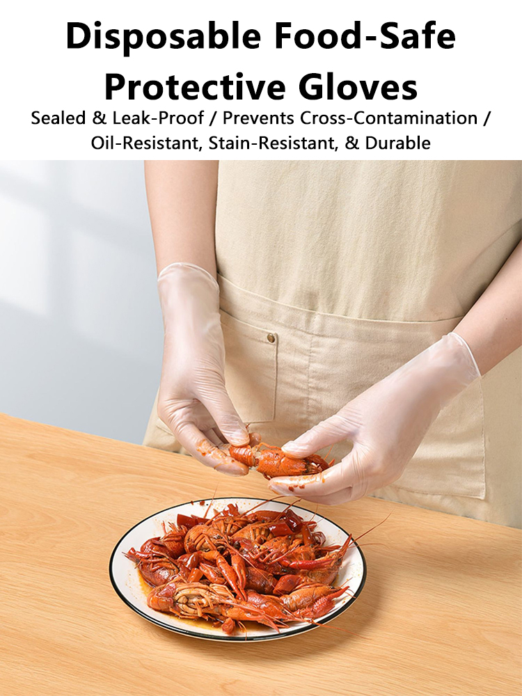 100PCS Acid Work Safety Dispos - مراجعة Rubber Glove Cleaning وسعره