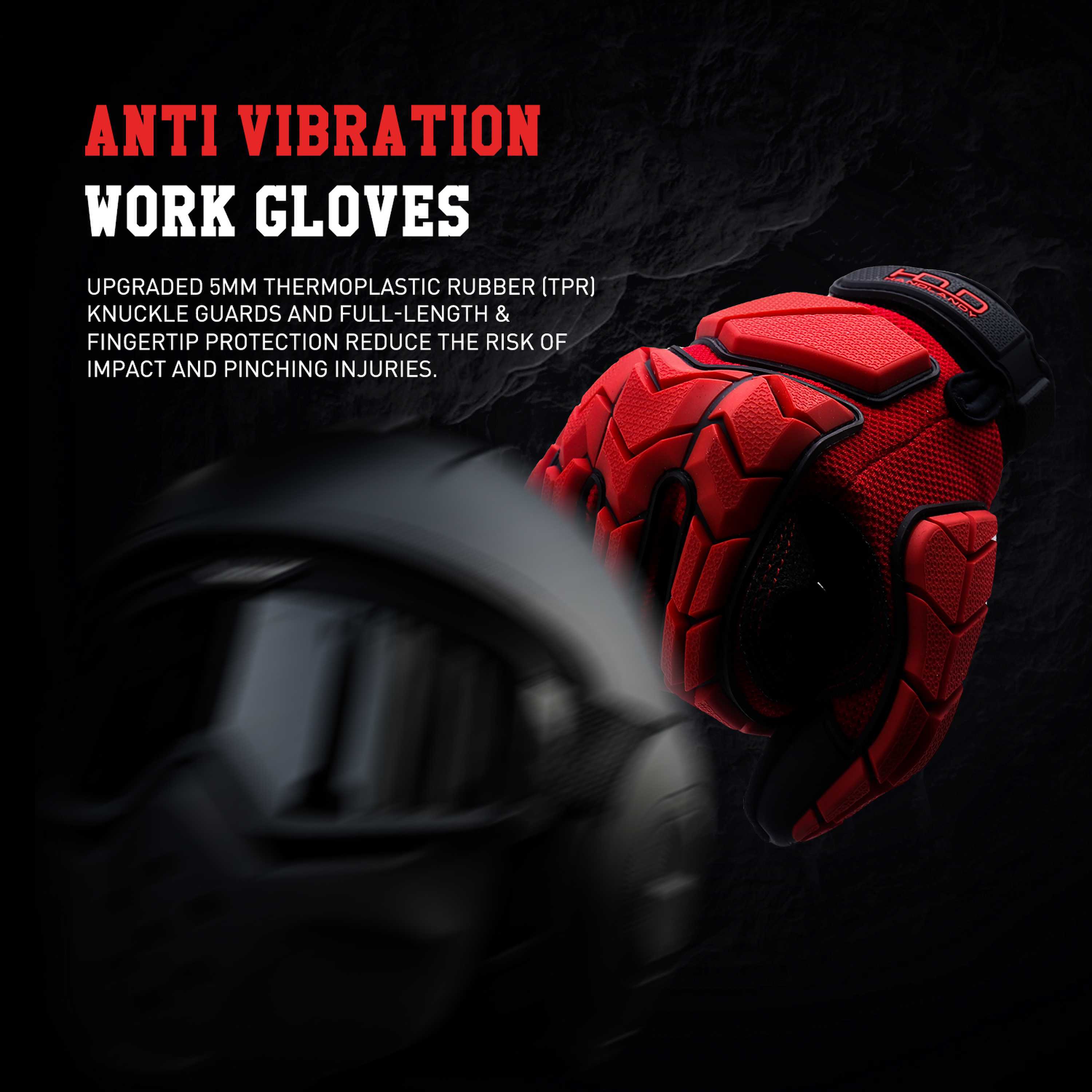 HANDLANDY Anti Vibration Work  - مراجعة Work Glove Impact وسعره