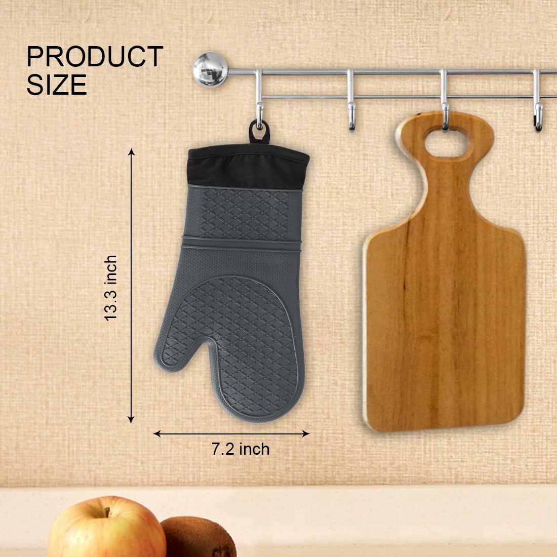 2Pcs Silicone Oven Mitts, Wate - مراجعة Oven Mitt Silicone وسعره
