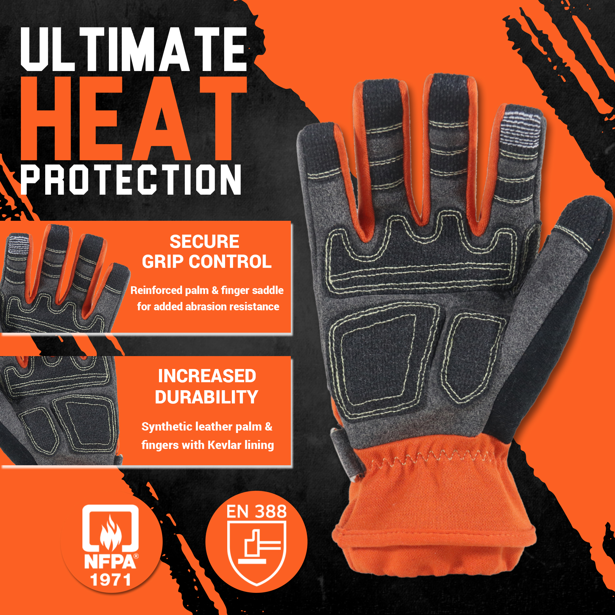 HANDLANDY fireproofing synthet - مراجعة Work Glove Impact وسعره