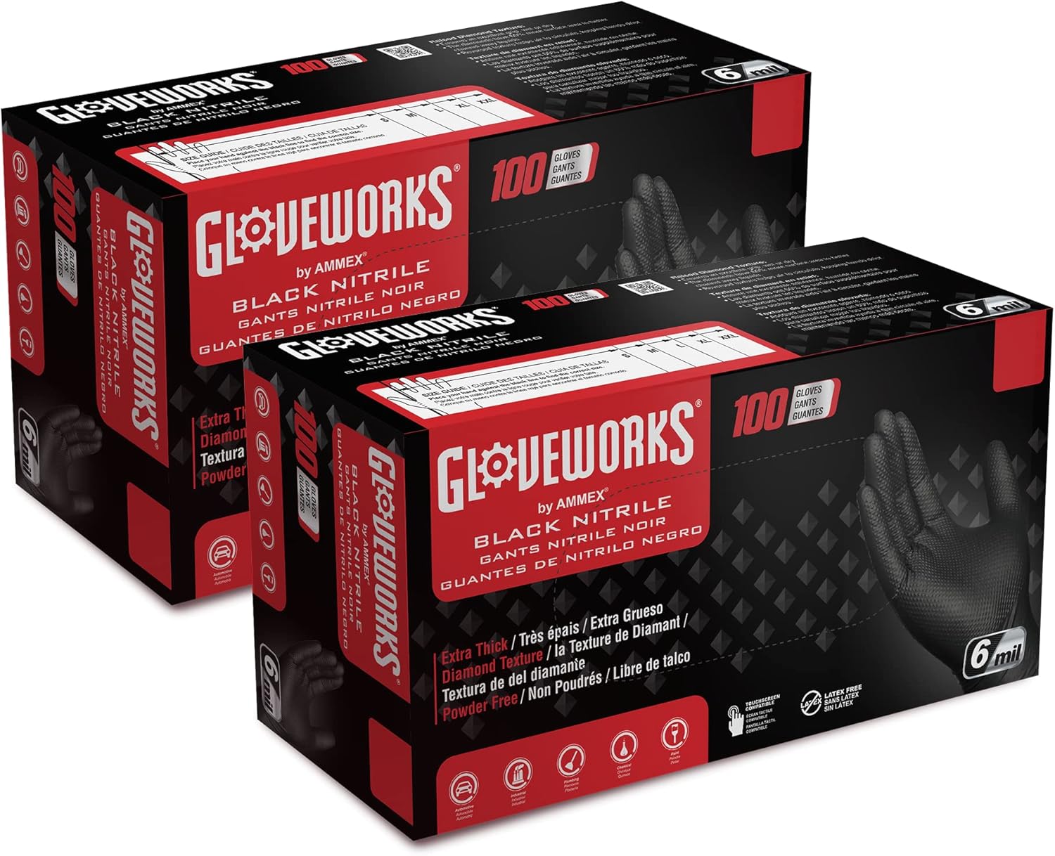 Black Nitrile Disposable Glove - مراجعة Nitrile Mechanic Glove وسعره