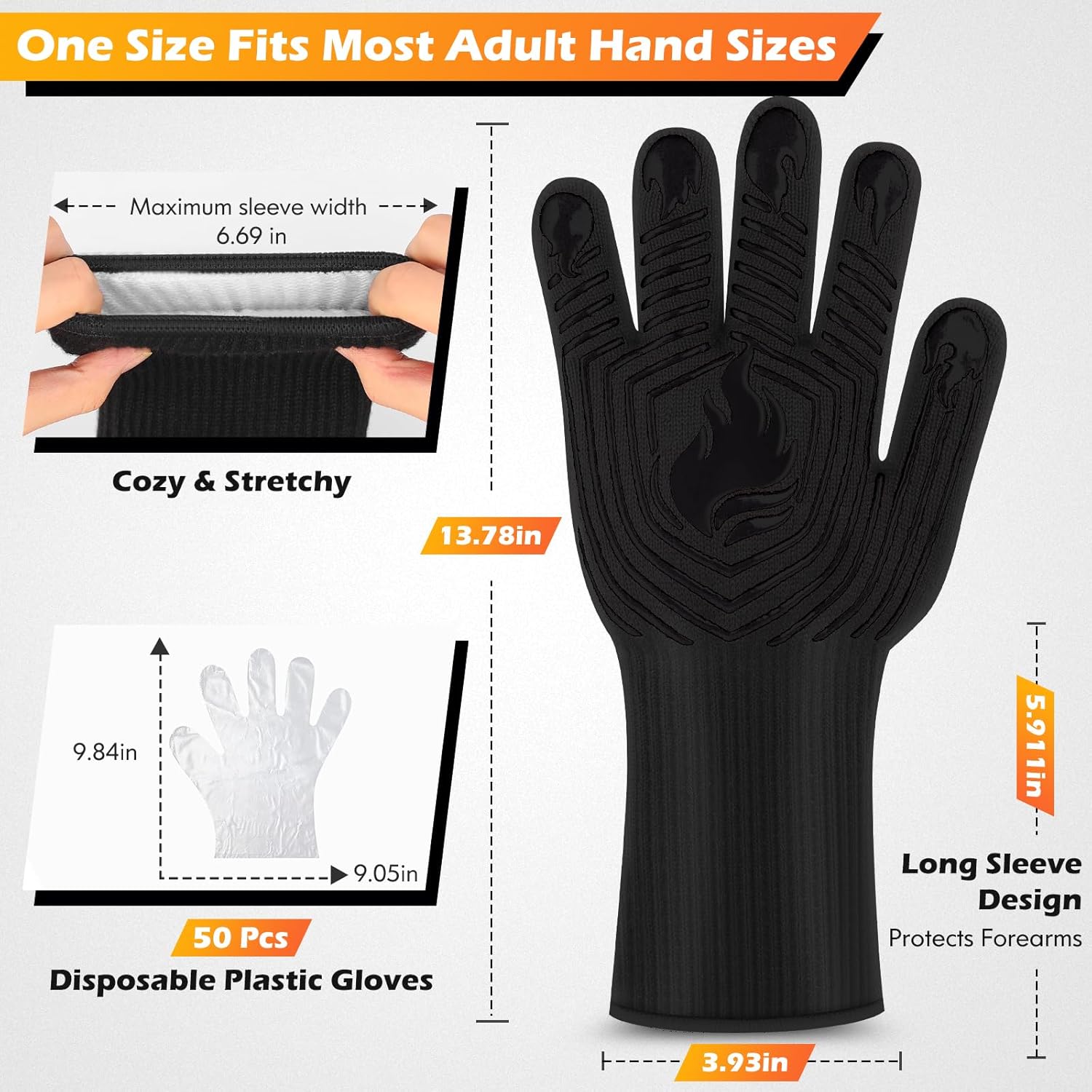 1472°F Heat Resistant BBQ Glov - مراجعة Heat Resistant Glove وسعره
