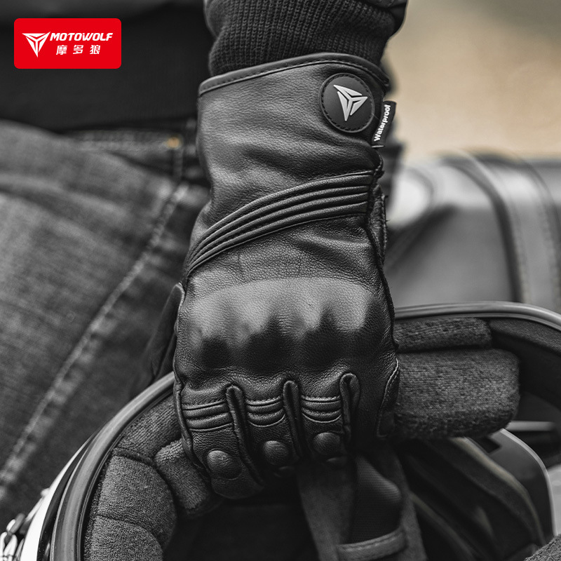 Winter Motorcycle Gloves for M - مراجعة Motorcycle Glove Knuckle وسعره