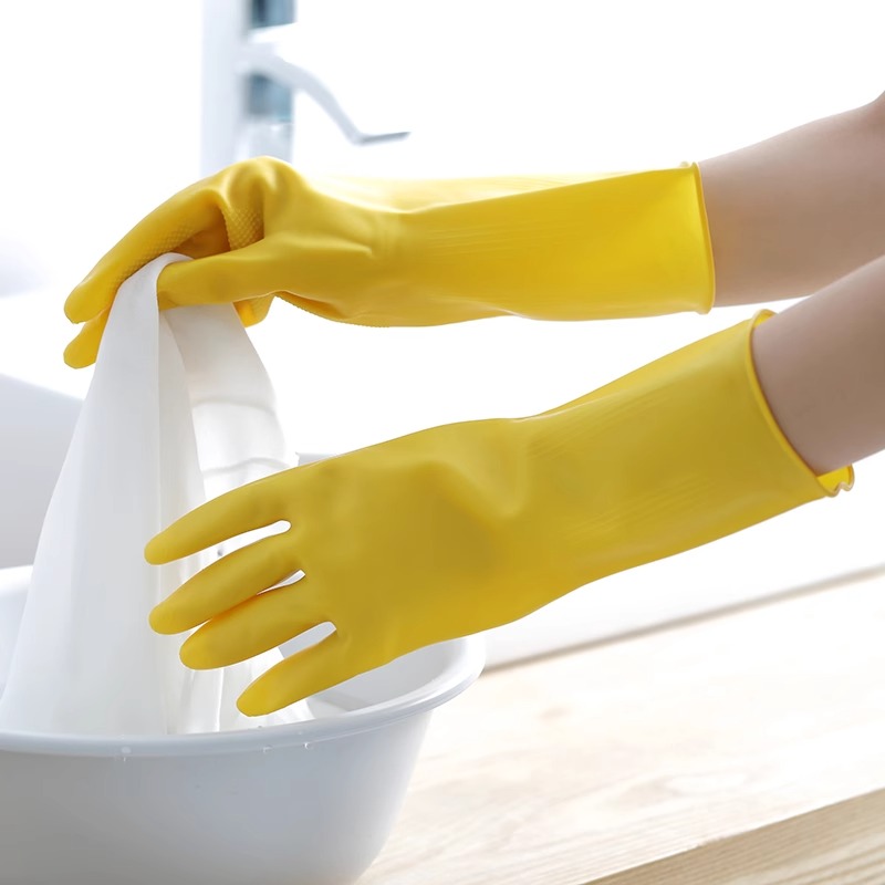 3 Pairs of Household Gloves Ho - مراجعة Dish Glove Rubber وسعره