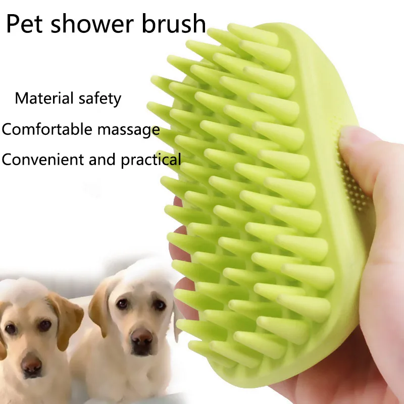 Pet Bath Brush Rubber Comb Hai - مراجعة Rubber Glove Cleaning وسعره