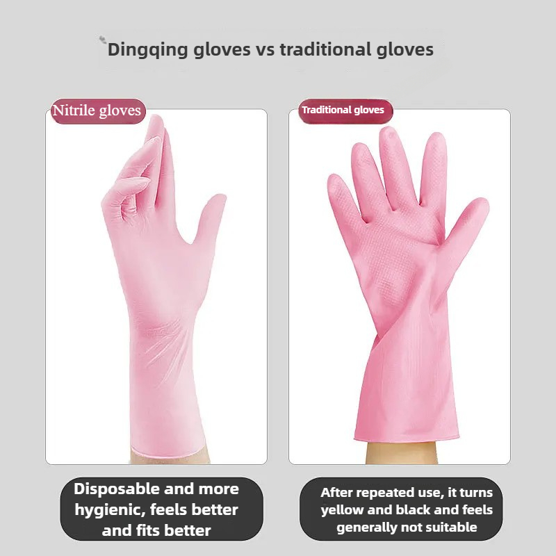 Housework Food Grade Thick Nit - مراجعة Dish Glove Rubber وسعره