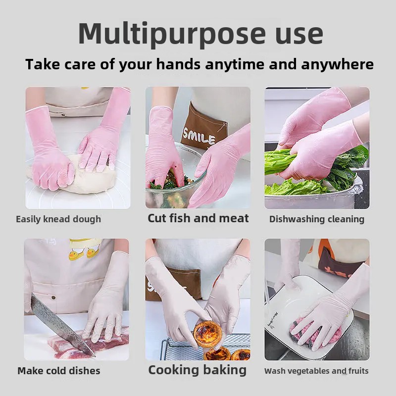 Housework Food Grade Thick Nit - مراجعة Dish Glove Rubber وسعره