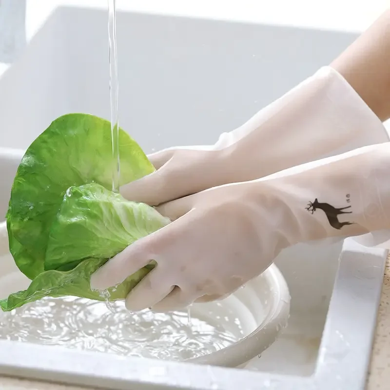 Waterproof Rubber Latex Dish W - مراجعة Dish Glove Rubber وسعره