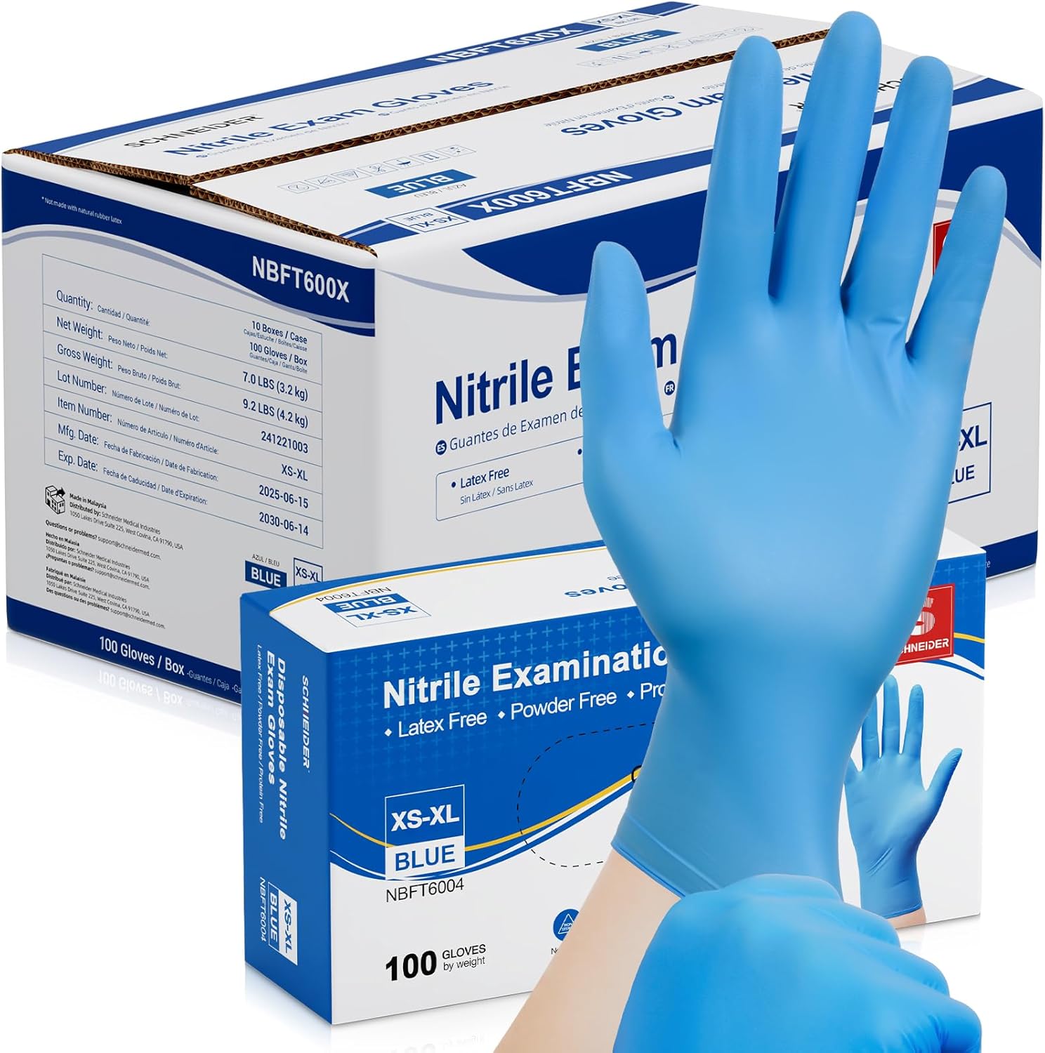 Nitrile Exam Gloves, Medical G - مراجعة Exam Glove Nitrile وسعره