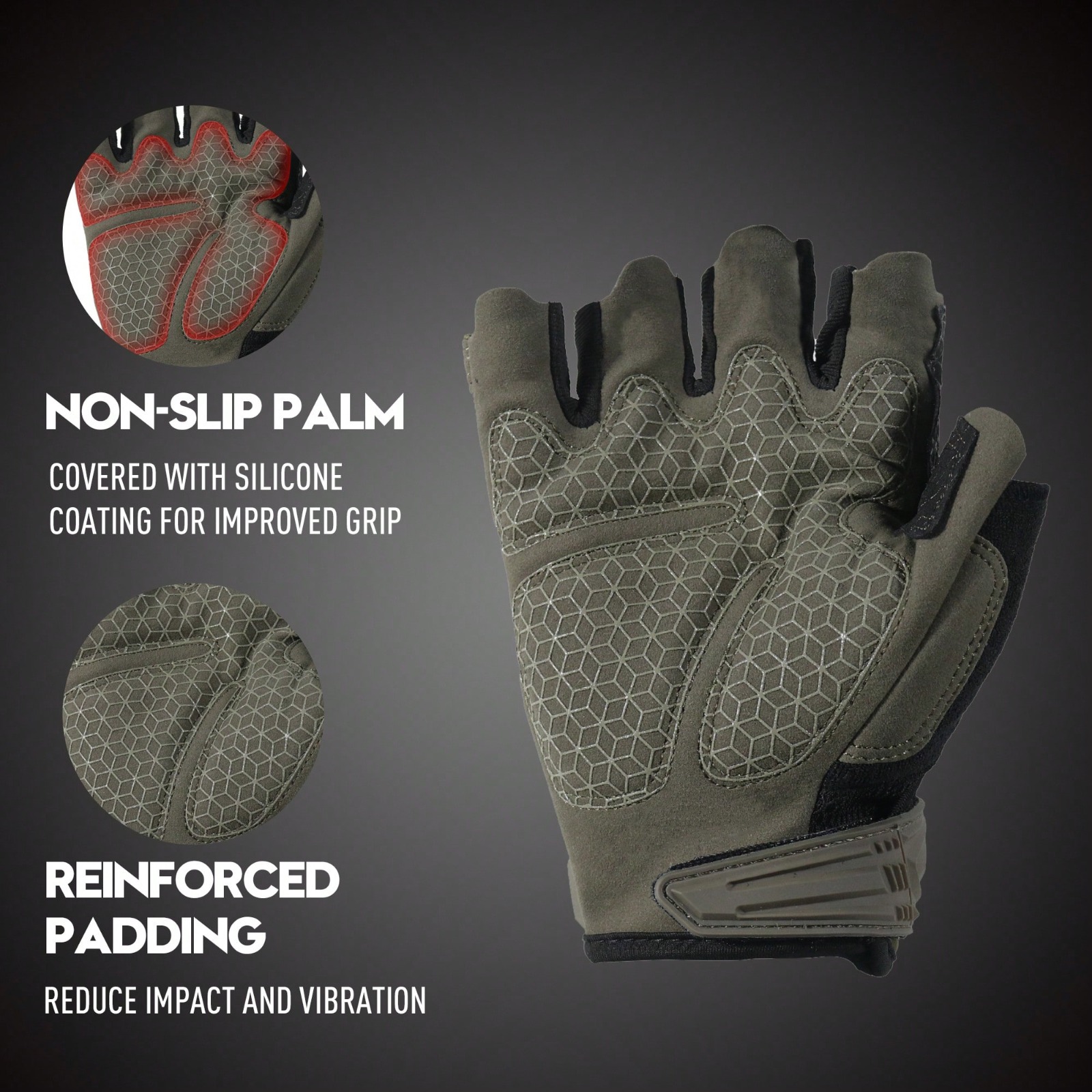 Tactical Fingerless Impact Glo - مراجعة Work Glove Impact وسعره