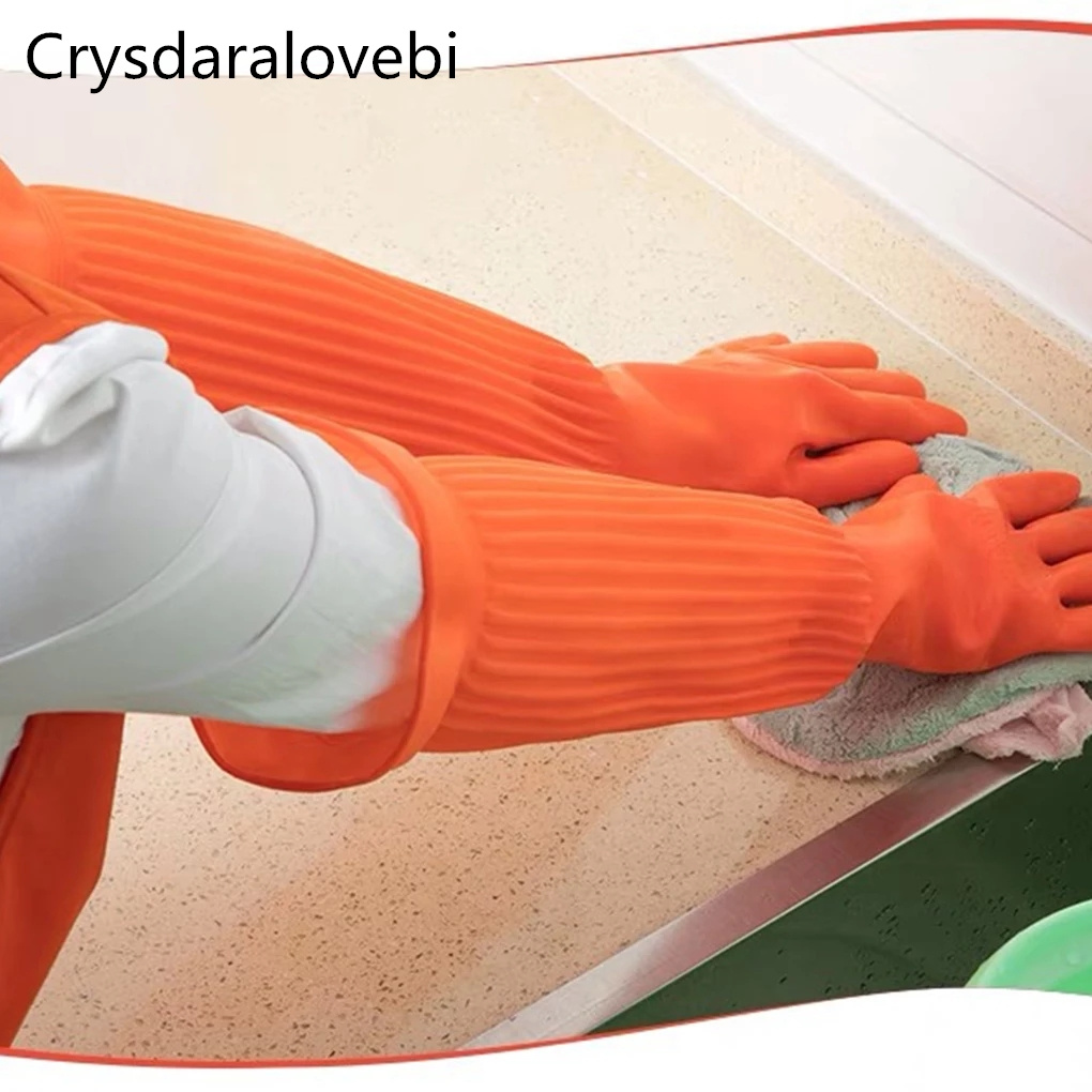 45/55cm Waterproof Household G - مراجعة Rubber Glove Cleaning وسعره