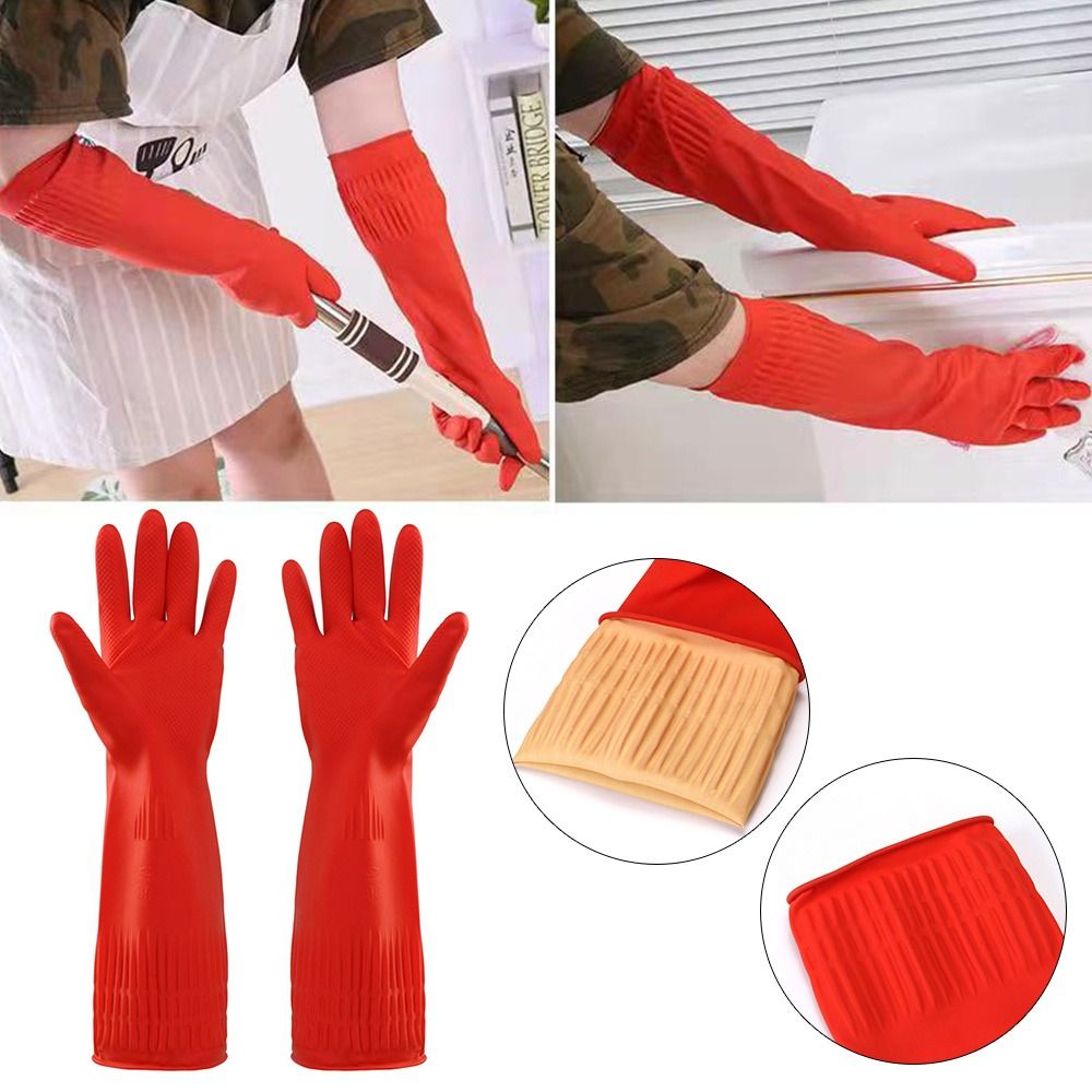 1 Pair Heavy Duty Rubber Glove - مراجعة Dish Glove Rubber وسعره