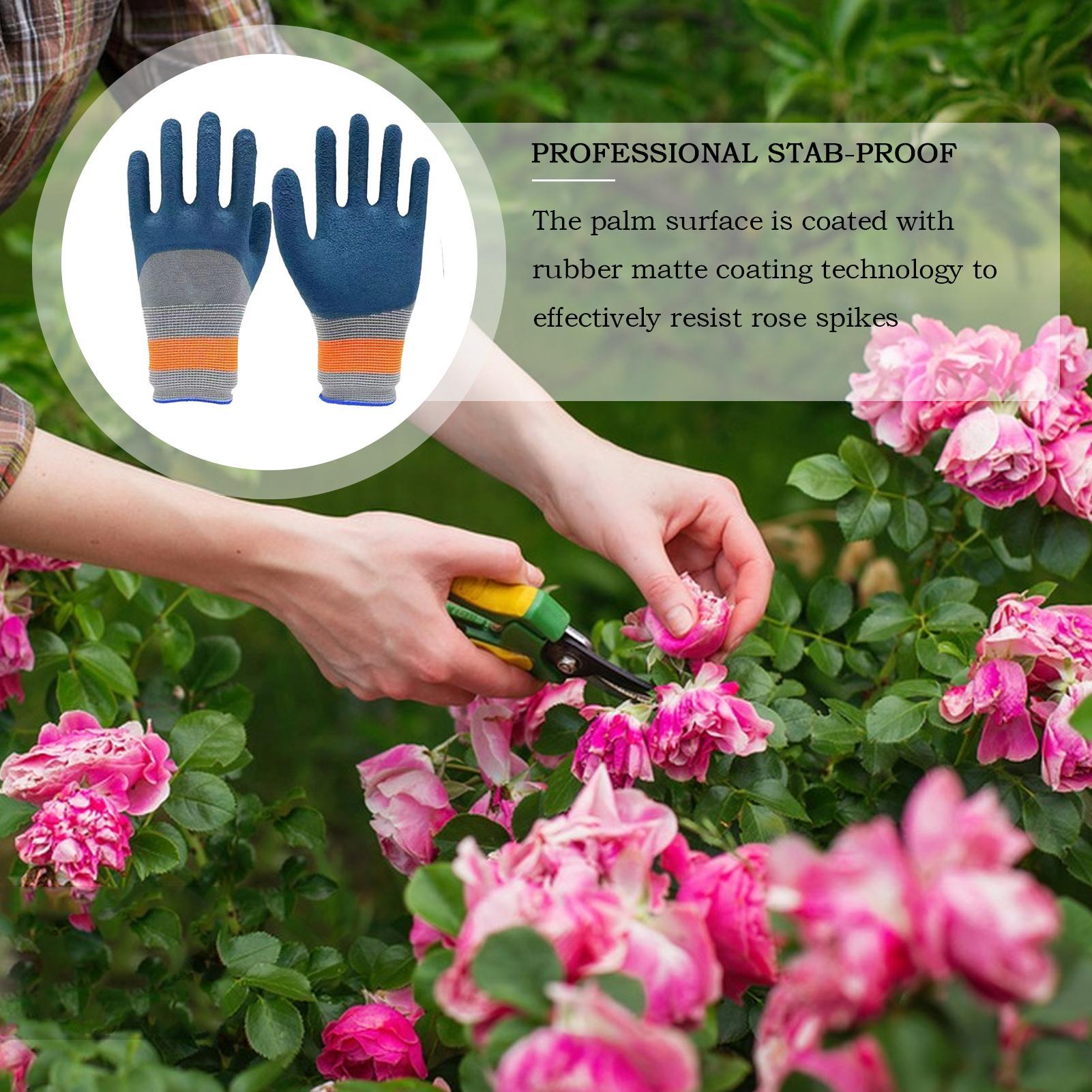 1Pair of Gardening Gloves Rubb - مراجعة Gardening Glove Waterproof وسعره