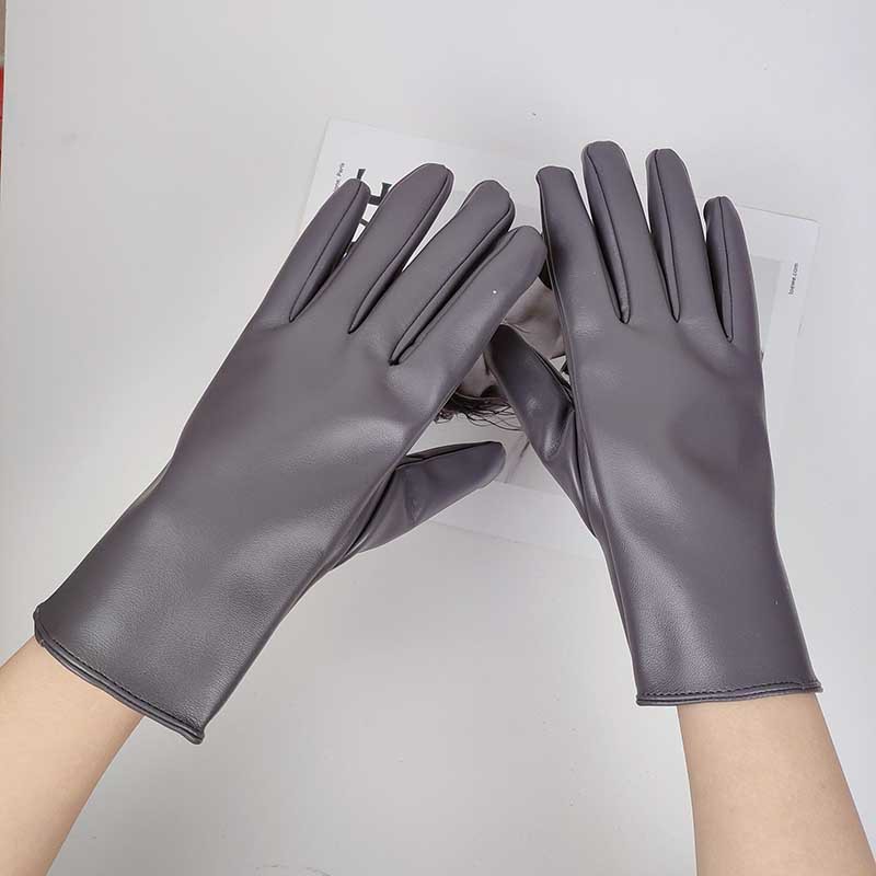 Winter Female Solid Sport Cycl - مراجعة Leather Driving Glove وسعره
