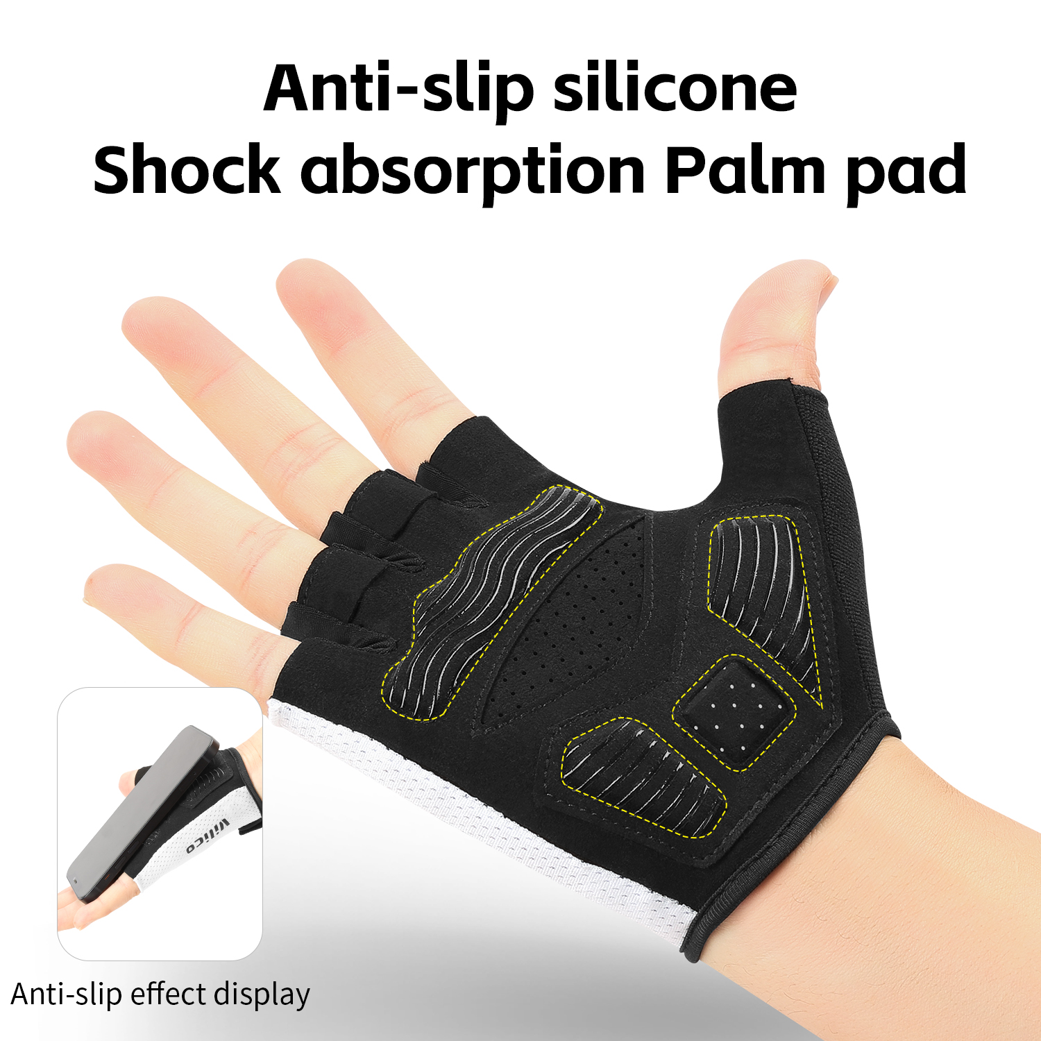 VILICO Breathable Half Finger  - مراجعة Workout Glove Gym وسعره