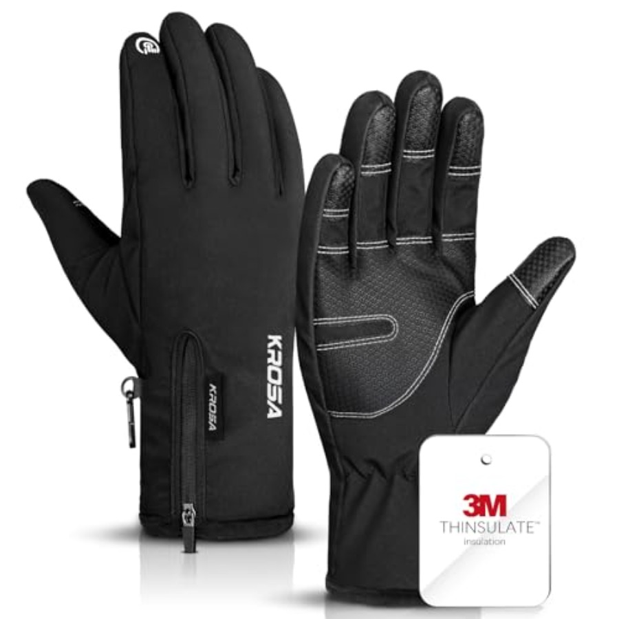 krosa Winter Gloves For Men Wo - مراجعة Ski Glove Waterproof وسعره