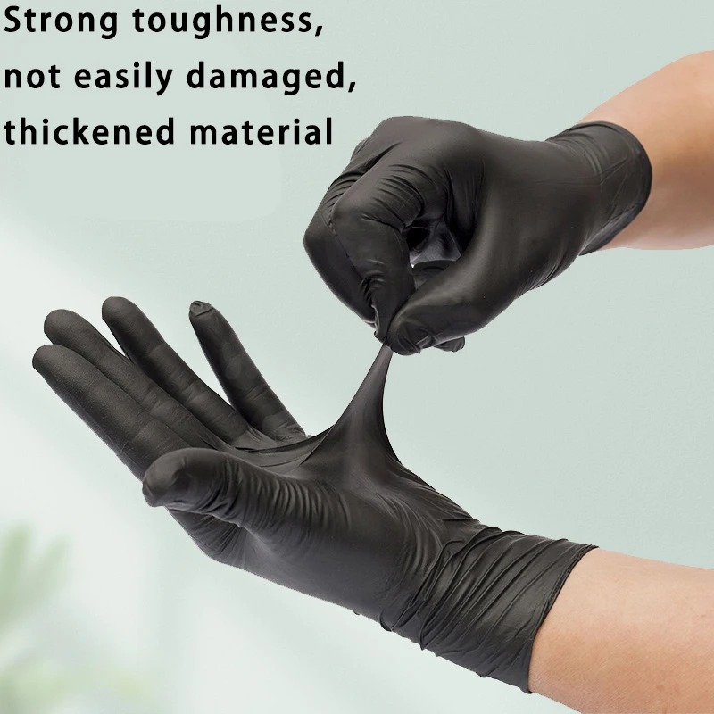 Black Nitrile Disposable Glove - مراجعة Nitrile Mechanic Glove وسعره