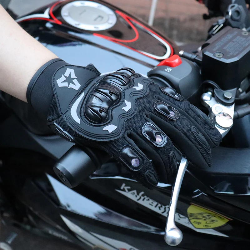 Touch Full-Finger Motorcycle R - مراجعة Motorcycle Glove Knuckle وسعره