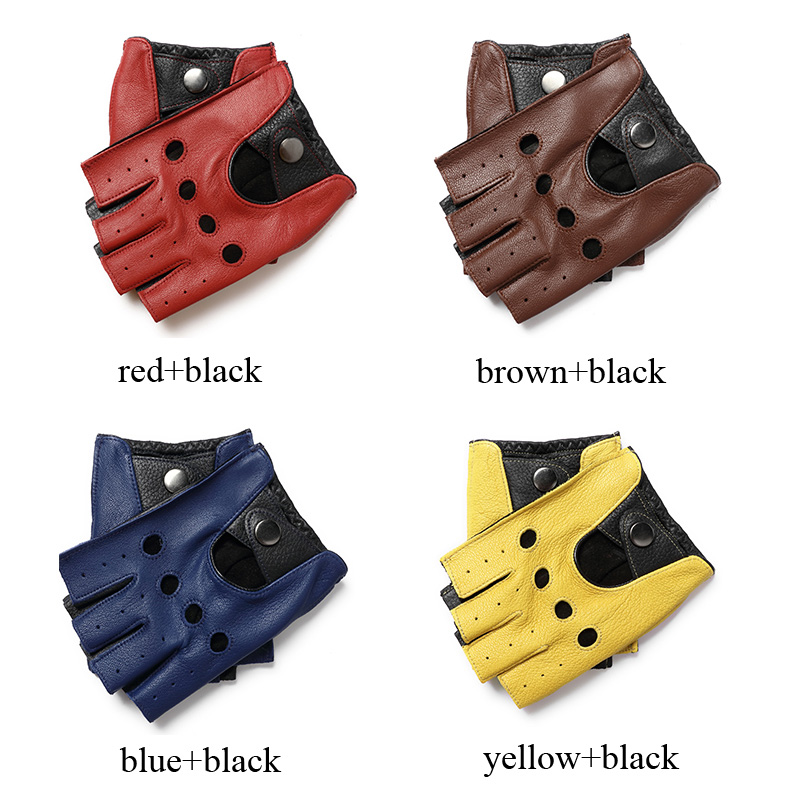 Spring Male100% Pure Real Leat - مراجعة Leather Driving Glove وسعره