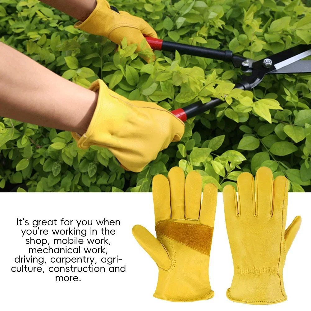 Leather Work Safe Gloves for G - مراجعة Leather Driving Glove وسعره