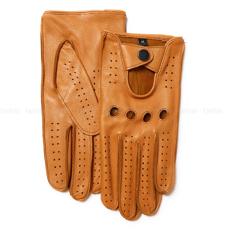 Fashion Accessories Male Sprin - مراجعة Leather Driving Glove وسعره