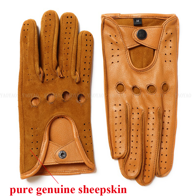 Fashion Accessories Male Sprin - مراجعة Leather Driving Glove وسعره
