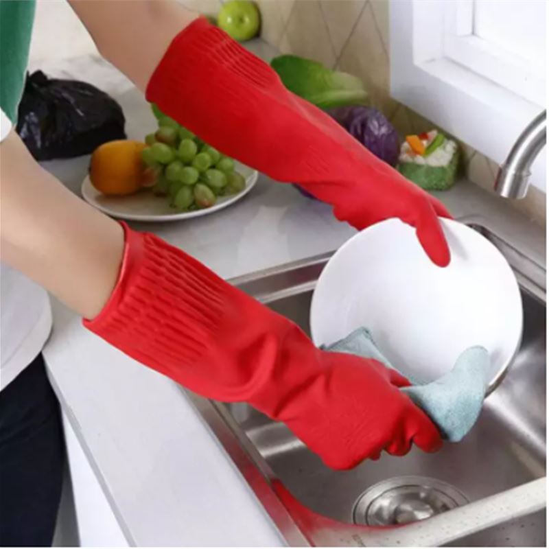 38cm Household Laundry Gloves  - مراجعة Dish Glove Rubber وسعره