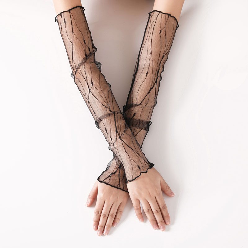 Mesh ice sleeve women summer l - مراجعة Cycling Glove Padded وسعره