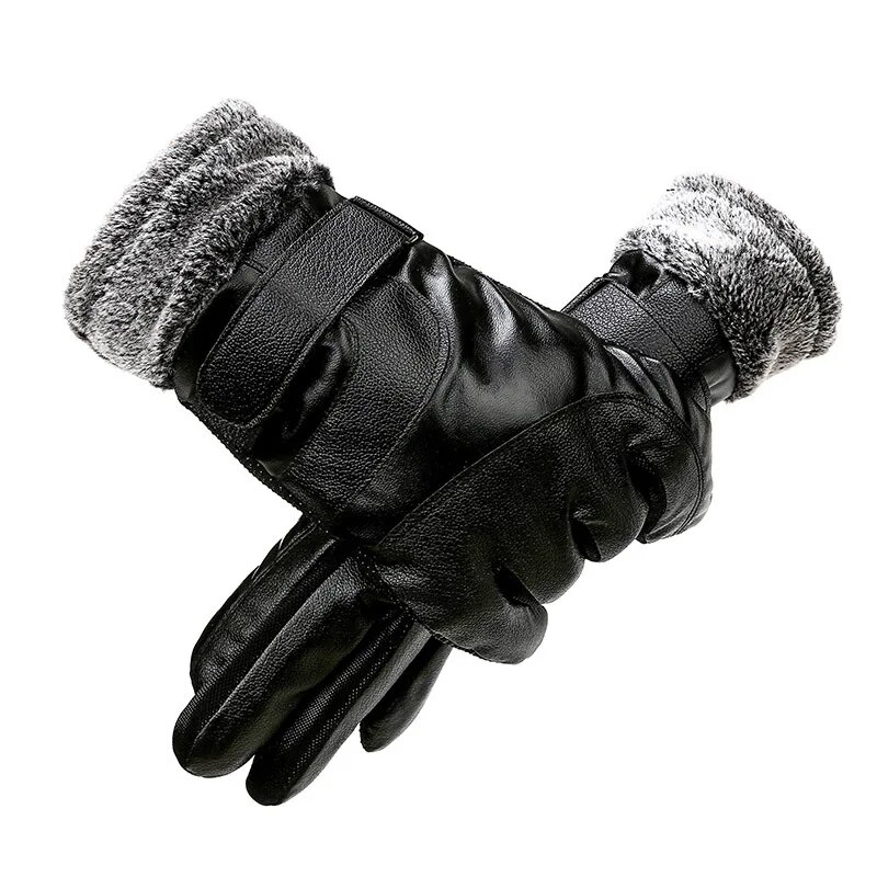 Leather Gloves Men's Winter Fl - مراجعة Leather Driving Glove وسعره