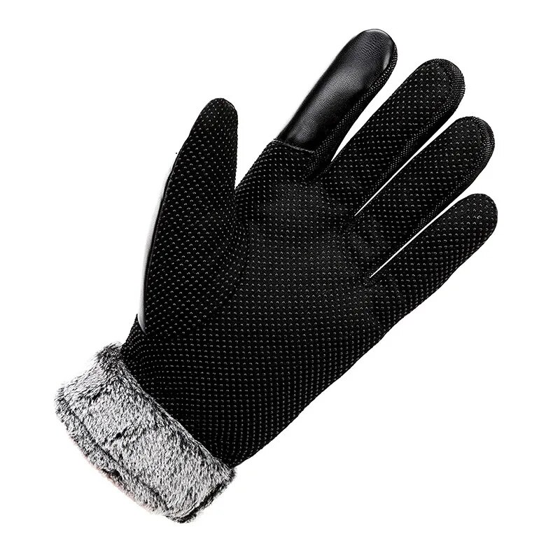 Leather Gloves Men's Winter Fl - مراجعة Leather Driving Glove وسعره