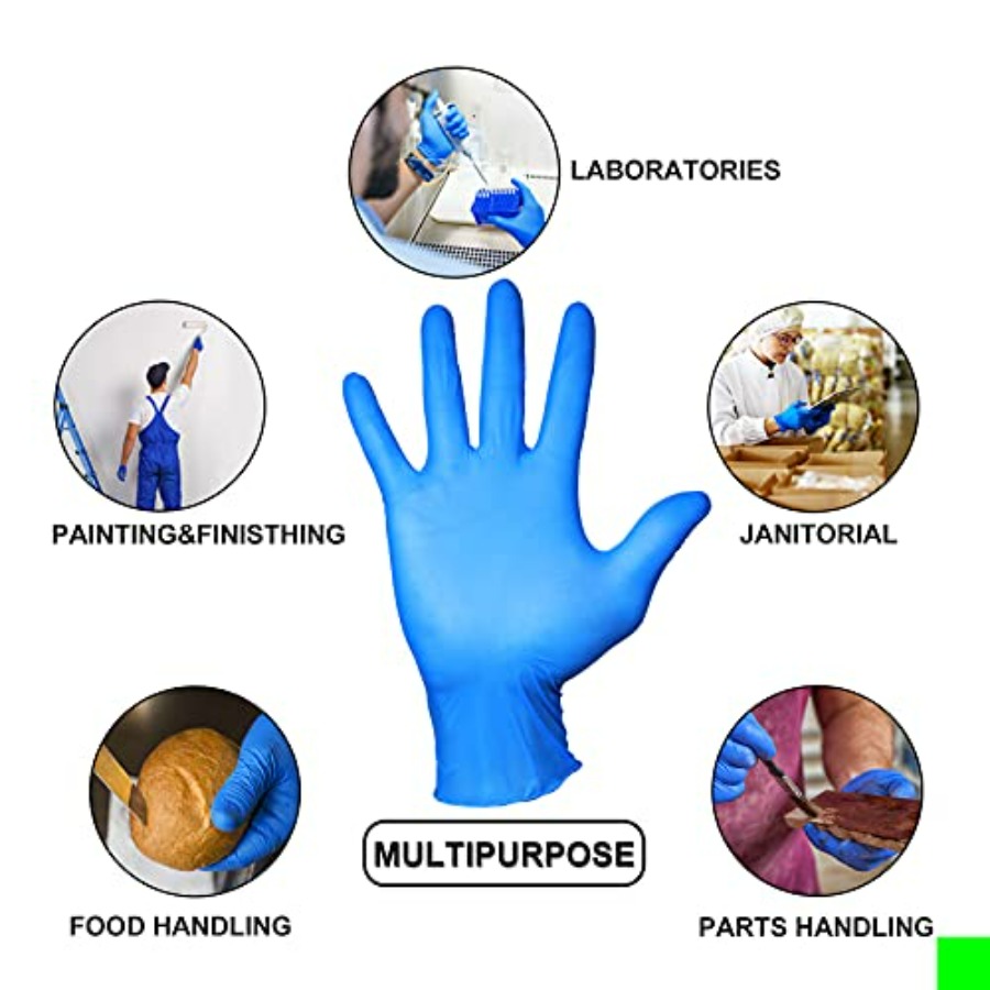 PEIPU Nitrile Disposable Glove - مراجعة Rubber Glove Cleaning وسعره