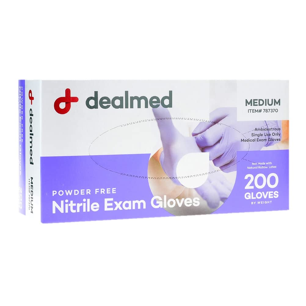 Nitrile Medical Exam Gloves, D - مراجعة Exam Glove Nitrile وسعره