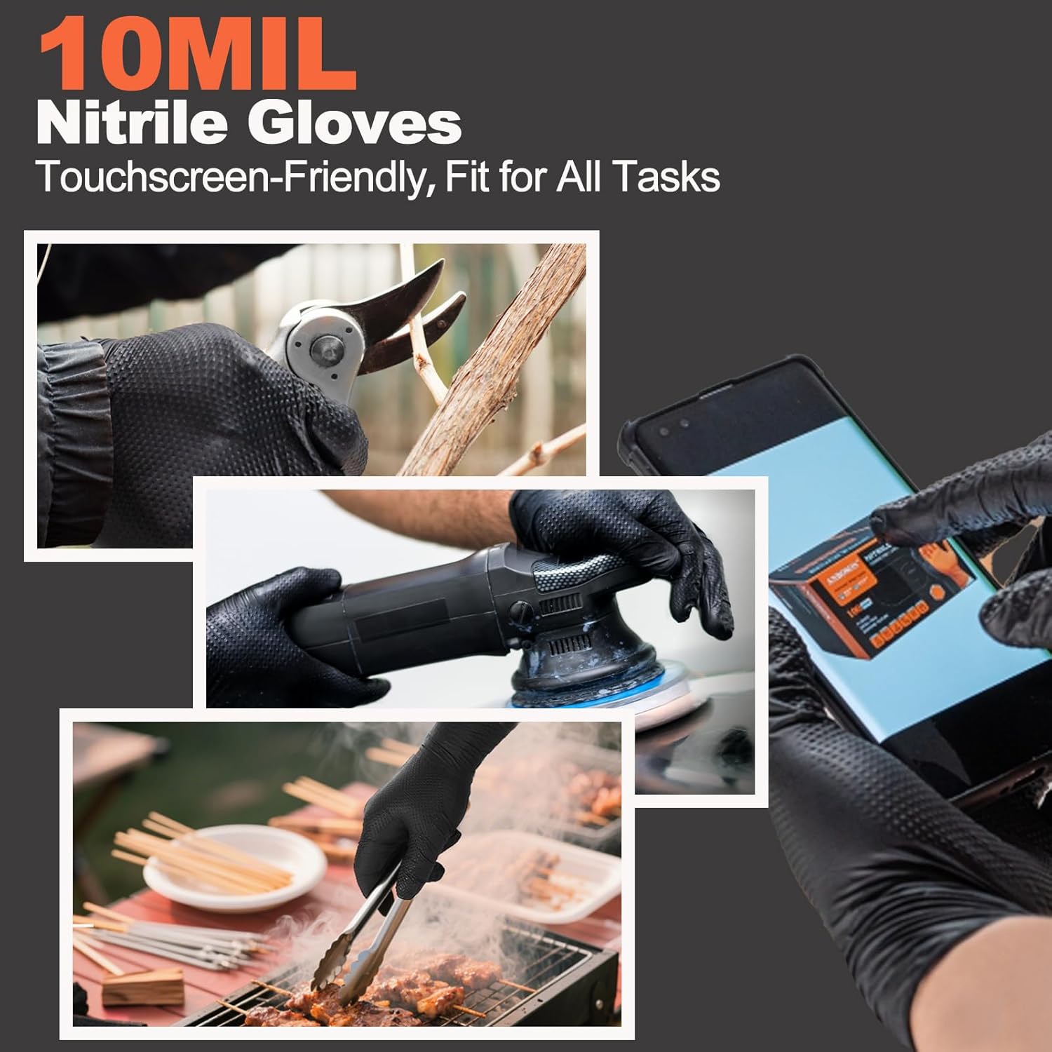 10mil Nitrile Disposable Glove - مراجعة Nitrile Mechanic Glove وسعره