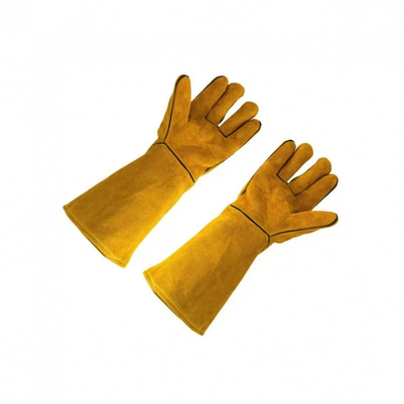 Stock Welding Gloves Heat Cut  - مراجعة Cut Resistant Glove وسعره