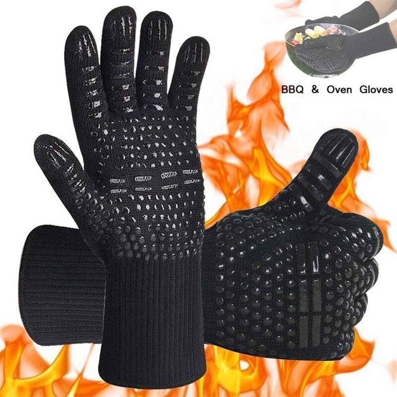 Explosive High Temperature Glo - مراجعة Oven Mitt Silicone وسعره