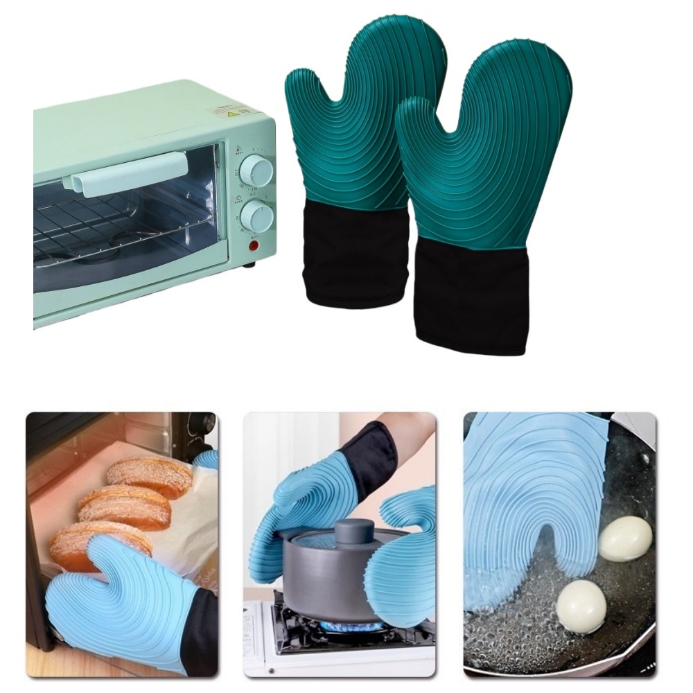 Silicone oven heat insulation  - مراجعة Oven Mitt Silicone وسعره