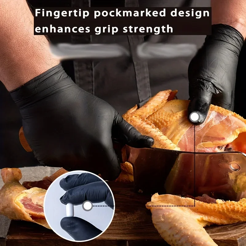 Black Disposable Gloves Powder - مراجعة Latex Disposable Glove وسعره