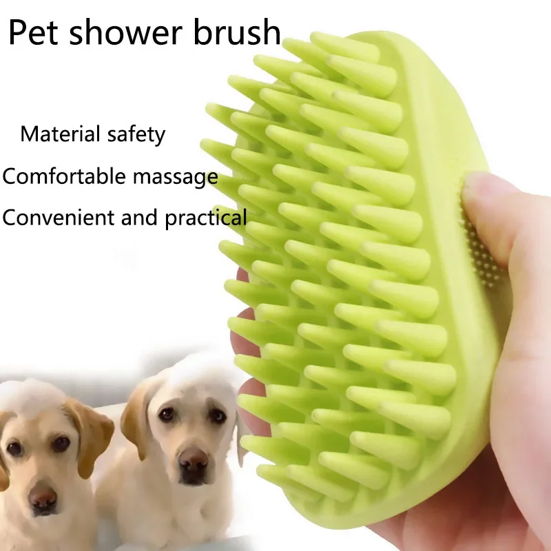 Pet Bath Brush Rubber Comb Hai - مراجعة Rubber Glove Cleaning وسعره